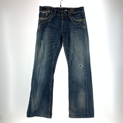 【中古品】【メンズ】 RED PEPPER レッドペッパー DENIM PANTS デニムパンツ 156-261016-ny-04-fuzh サイズ：32 カラー：インディゴ 万代Net店
