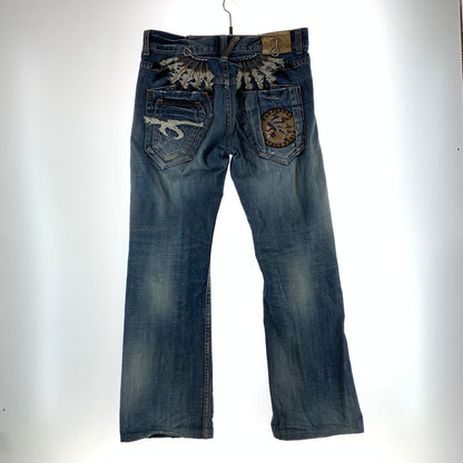 【中古品】【メンズ】 RED PEPPER レッドペッパー DENIM PANTS デニムパンツ 156-261016-ny-04-fuzh サイズ：32 カラー：インディゴ 万代Net店
