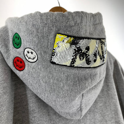 【中古品】【メンズ】 STUD MUFFIN スタッドマフィン パーカー スマイル 142-261016-ny-02-fuzh サイズ：3 カラー：グレー 万代Net店