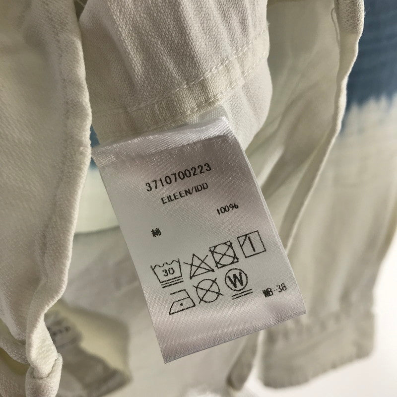 【中古品】【レディース】 FRANK＆EILEEN フランク＆アイリーン シャツ 長袖シャツ BLUE.WHITE ※使用感あり 170-261018-io-17-fuzh サイズ：XS カラー：ブルー.ホワイト 万代Net店