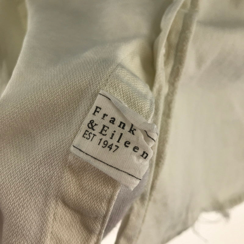 【中古品】【レディース】 FRANK＆EILEEN フランク＆アイリーン シャツ 長袖シャツ BLUE.WHITE ※使用感あり 170-261018-io-17-fuzh サイズ：XS カラー：ブルー.ホワイト 万代Net店