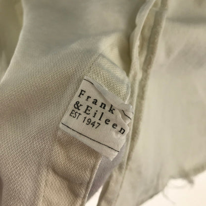 【中古品】【レディース】 FRANK＆EILEEN フランク＆アイリーン シャツ 長袖シャツ BLUE.WHITE ※使用感あり 170-261018-io-17-fuzh サイズ：XS カラー：ブルー.ホワイト 万代Net店