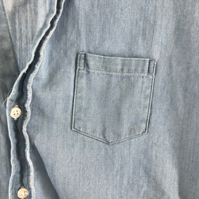 【中古品】【レディース】 FRANK＆EILEEN フランク＆アイリーン シャツ 長袖シャツ BLUE.WHITE ※使用感あり 170-261018-io-17-fuzh サイズ：XS カラー：ブルー.ホワイト 万代Net店