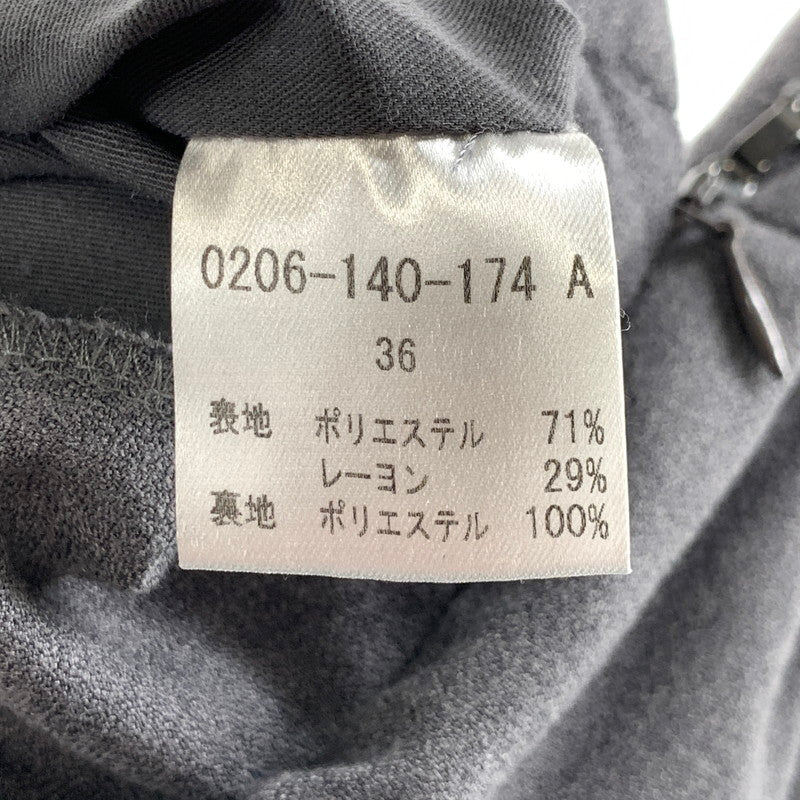 【中古品】【レディース】 DOUBLE STANDARD CLOTHING ダブルスタンダードクロージング パンツ ボトムス 171-261018-gm-08-fuzh サイズ：36 カラー：グレー 万代Net店