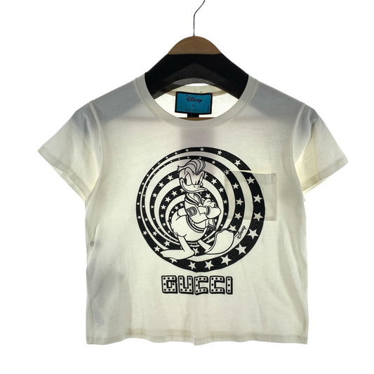 【中古品】【レディース】 GUCCI グッチ×DISNEY ディズニー 644674 PRINT SS TEE 半袖Tシャツ カットソー 古着 170-261017-gm-24-fuzh サイズ：XS カラー：ホワイト 万代Net店