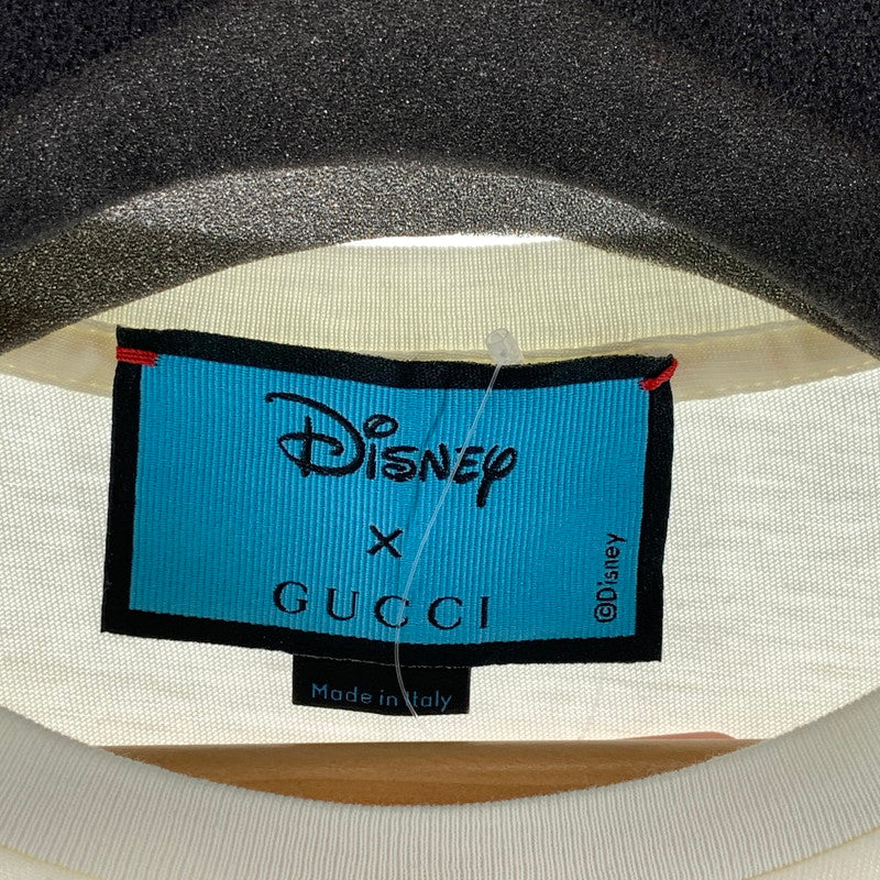 【中古品】【レディース】 GUCCI グッチ×DISNEY ディズニー 644674 PRINT SS TEE 半袖Tシャツ カットソー 古着 170-261017-gm-24-fuzh サイズ：XS カラー：ホワイト 万代Net店