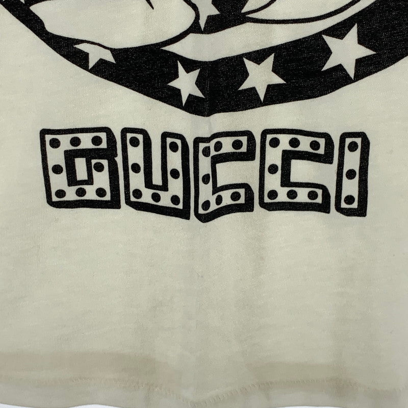 【中古品】【レディース】 GUCCI グッチ×DISNEY ディズニー 644674 PRINT SS TEE 半袖Tシャツ カットソー 古着 170-261017-gm-24-fuzh サイズ：XS カラー：ホワイト 万代Net店