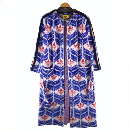 【中古品】【メンズ】 GUCCI グッチ×ADIDAS アディダス GG TREFOIL COAT トレフォイル コート 古着 152-261017-gm-16-fuzh サイズ：XS カラー：ブルー 万代Net店