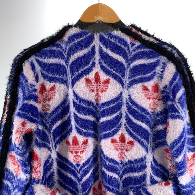 【中古品】【メンズ】 GUCCI グッチ×ADIDAS アディダス GG TREFOIL COAT トレフォイル コート 古着 152-261017-gm-16-fuzh サイズ：XS カラー：ブルー 万代Net店