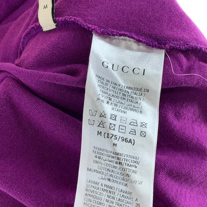 【中古品】【メンズ】 GUCCI グッチ×THE NORTH FACE ザ・ノースフェイス 671439 LS TEE 長袖Tシャツ カットソー 古着 141-261017-gm-25-fuzh サイズ：M カラー：イエロー パープル 万代Net店