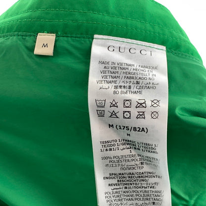 【中古品】【メンズ】 GUCCI グッチ×THE NORTH FACE ザ・ノースフェイス 663766 TRACK PANTS トラックパンツ 古着 152-261017-gm-17-fuzh サイズ：M カラー：グリ－ン レッド 万代Net店