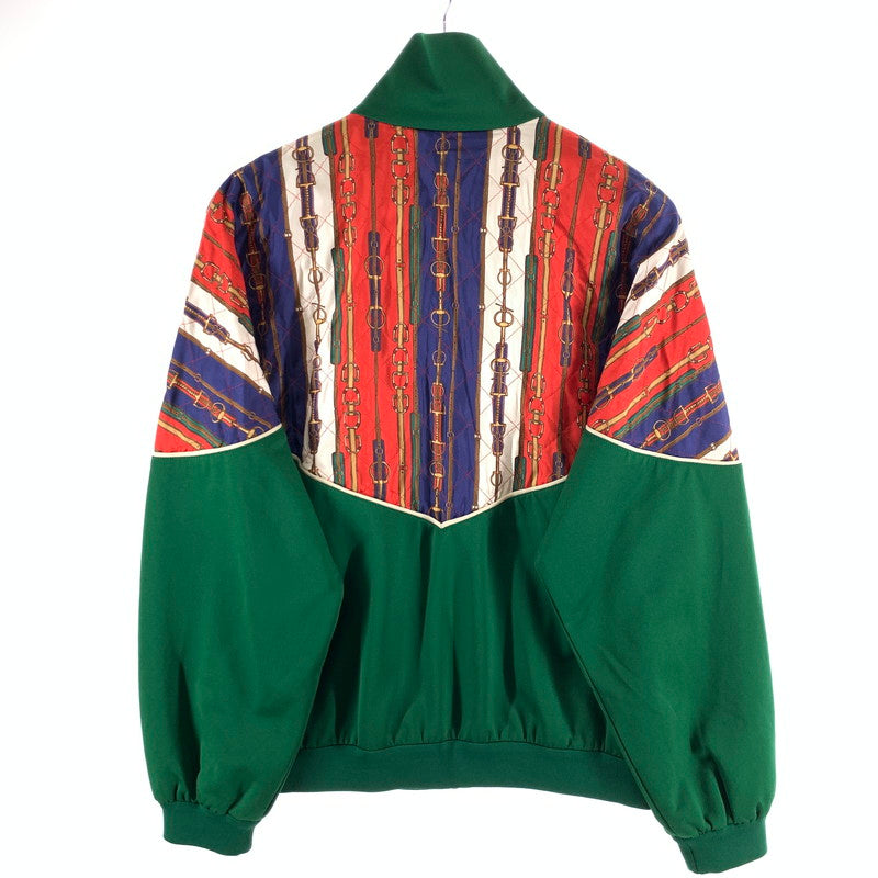 【中古品】【メンズ】 GUCCI グッチ 575740 BI-MATERIAL TECHNICAL JACKET テクニカルジャケット アウター トラックジャケット 141-261017-gm-14-fuzh サイズ：XS カラー：グリーン 万代Net店