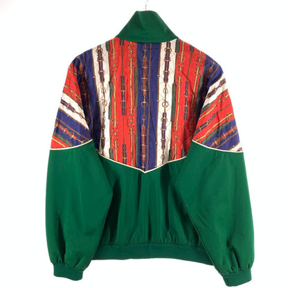 【中古品】【メンズ】 GUCCI グッチ 575740 BI-MATERIAL TECHNICAL JACKET テクニカルジャケット アウター トラックジャケット 141-261017-gm-14-fuzh サイズ：XS カラー：グリーン 万代Net店