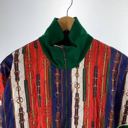 【中古品】【メンズ】 GUCCI グッチ 575740 BI-MATERIAL TECHNICAL JACKET テクニカルジャケット アウター トラックジャケット 141-261017-gm-14-fuzh サイズ：XS カラー：グリーン 万代Net店