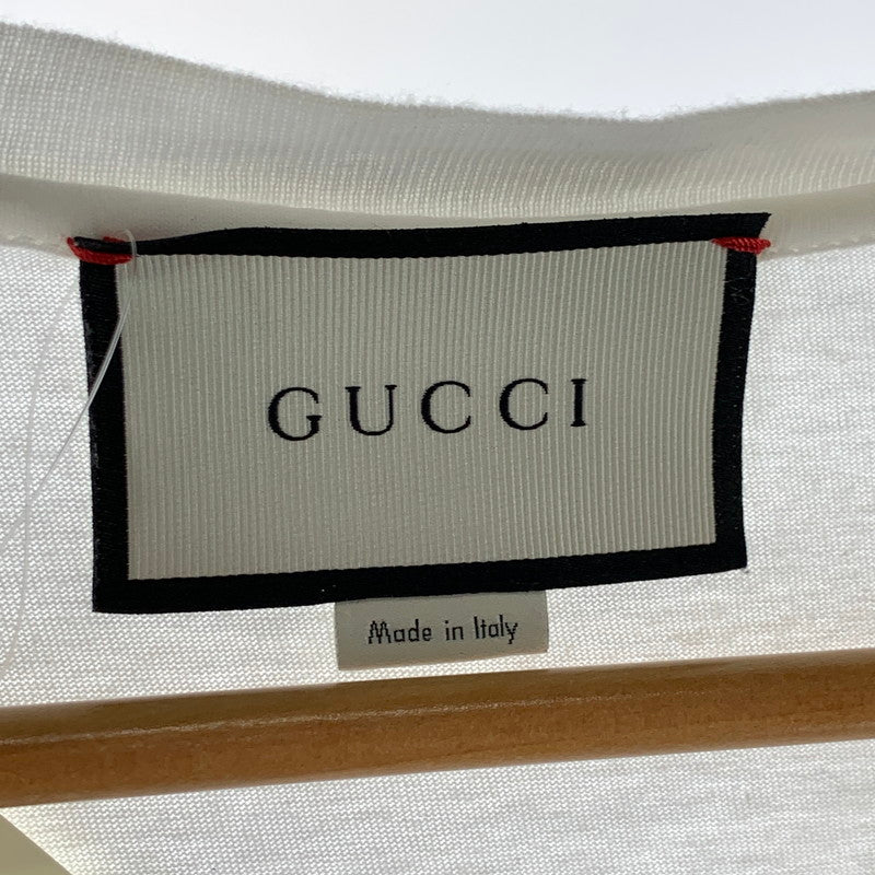 【中古品】【メンズ】 GUCCI グッチ×DISNEY ディズニー 440103 SS TEE 半袖Tシャツ カットソー 古着 141-261017-gm-23-fuzh サイズ：S カラー：ホワイト 万代Net店