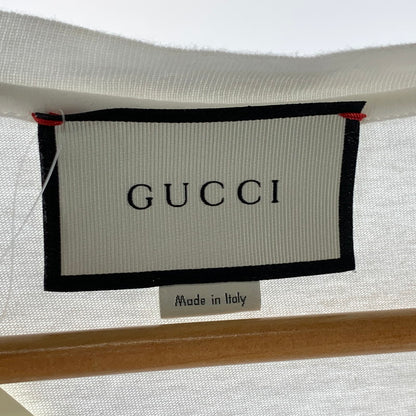 【中古品】【メンズ】 GUCCI グッチ×DISNEY ディズニー 440103 SS TEE 半袖Tシャツ カットソー 古着 141-261017-gm-23-fuzh サイズ：S カラー：ホワイト 万代Net店