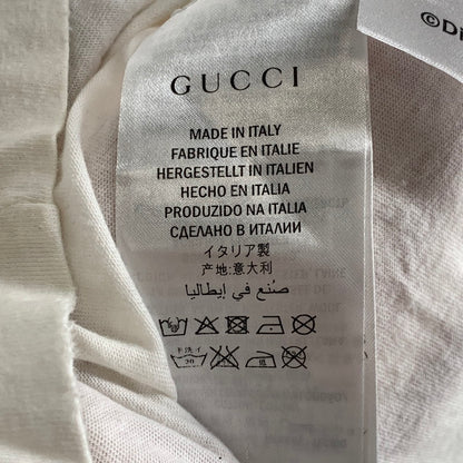 【中古品】【メンズ】 GUCCI グッチ×DISNEY ディズニー 440103 SS TEE 半袖Tシャツ カットソー 古着 141-261017-gm-23-fuzh サイズ：S カラー：ホワイト 万代Net店