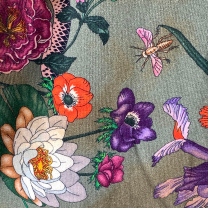 【中古品】【メンズ】 GUCCI グッチ 475374 FLORA SNAKE HOODIE スネーク フーディー パーカー 141-261017-gm-15-fuzh サイズ：S カラー：グリーン 万代Net店