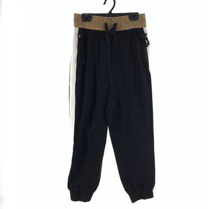 【中古品】【レディース】 MONCLER モンクレール F10932A70400 サイドロゴジョガーパンツ ボトムス 古着 171-261017-gm-21-fuzh サイズ：38 カラー：ブラック 万代Net店
