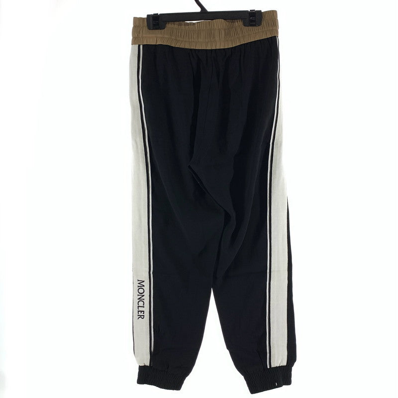 【中古品】【レディース】 MONCLER モンクレール F10932A70400 サイドロゴジョガーパンツ ボトムス 古着 171-261017-gm-21-fuzh サイズ：38 カラー：ブラック 万代Net店