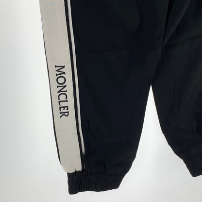 【中古品】【レディース】 MONCLER モンクレール F10932A70400 サイドロゴジョガーパンツ ボトムス 古着 171-261017-gm-21-fuzh サイズ：38 カラー：ブラック 万代Net店