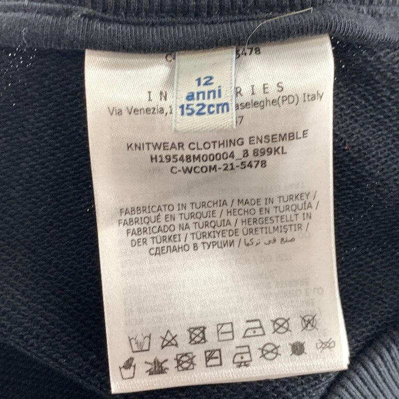 【中古品】【レディース】 MONCLER モンクレール C-WCOM-21-547 SWEAT スウェット トレーナー 古着 171-261017-gm-22-fuzh サイズ：12 カラー：ブラック 万代Net店
