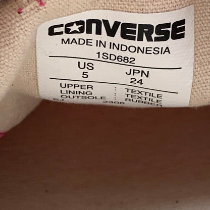 【中古品】【レディース】 CONVERSE コンバース 1SD682 TREKWAVE OX スニーカー 靴 厚底 166-261018-gm-30-fuzh サイズ：24 カラー：ピンク 万代Net店
