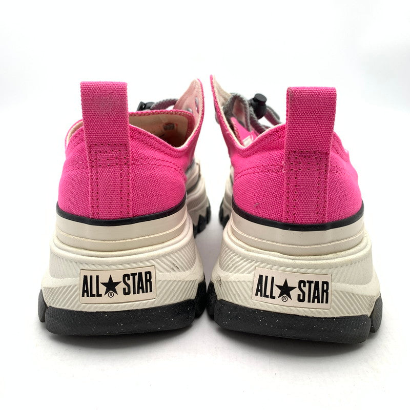 【中古品】【レディース】 CONVERSE コンバース 1SD682 TREKWAVE OX スニーカー 靴 厚底 166-261018-gm-30-fuzh サイズ：24 カラー：ピンク 万代Net店