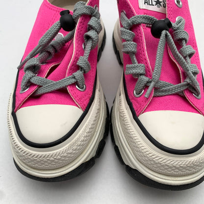 【中古品】【レディース】 CONVERSE コンバース 1SD682 TREKWAVE OX スニーカー 靴 厚底 166-261018-gm-30-fuzh サイズ：24 カラー：ピンク 万代Net店