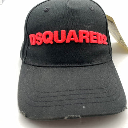 【中古品】【メンズ】 DSQUARED2 ディースクエアード キャップ 帽子 185-261018-gm-25-fuzh サイズ：F カラー：ブラック 万代Net店