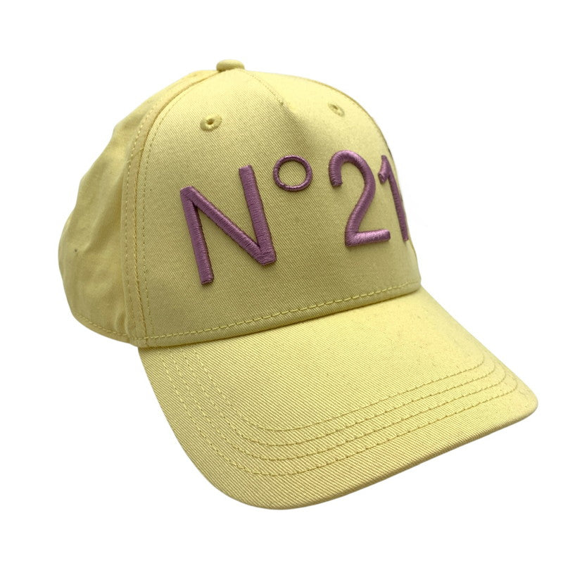 【中古品】【メンズ】 N°21 ヌメロ ヴェントゥーノ キャップ 帽子 185-261018-gm-27-fuzh サイズ：3 カラー：イエロー 万代Net店