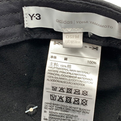 【中古品】【メンズ】 Y-3 ワイスリー HF2143 キャップ 帽子 185-261018-gm-26-fuzh サイズ：OSFM カラー：ブラック 万代Net店