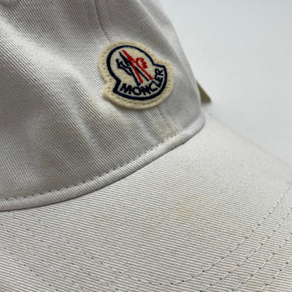 【中古品】【メンズ】 MONCLER モンクレール BERRETTO BASEBALL ベースボールキャップ 帽子 185-261018-gm-22-fuzh サイズ：F カラー：ホワイト 万代Net店