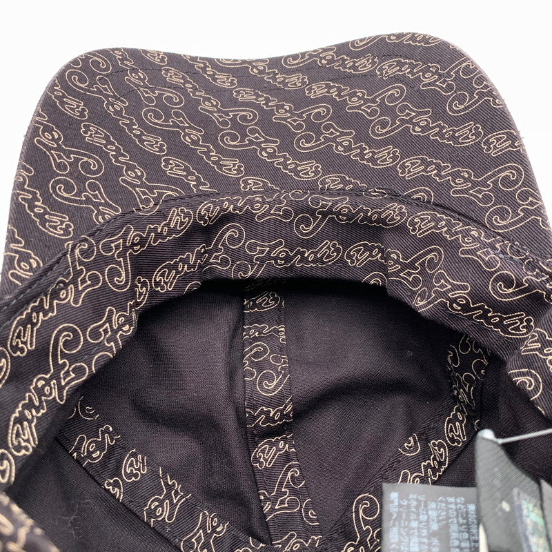 【中古品】【メンズ】 FENDI フェンディ CAP キャップ 帽子 185-261018-gm-24-fuzh サイズ：M カラー：ブラック 万代Net店