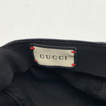 【中古品】【メンズ】 GUCCI グッチ CAP キャップ 帽子 185-261018-gm-23-fuzh サイズ：L カラー：ブラック 万代Net店