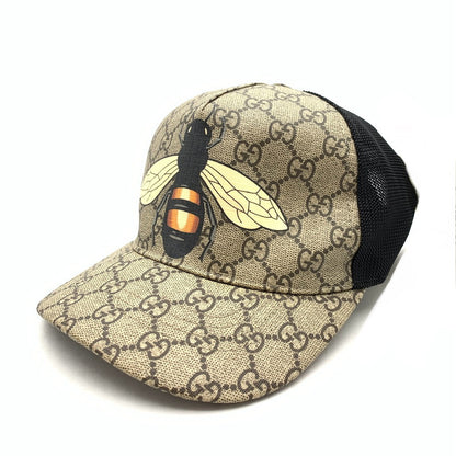 【中古品】【メンズ】 GUCCI グッチ GG SUPREME BASEBALL CAP ベースボールキャップ 帽子 古着 185-261018-gm-21-fuzh サイズ：L カラー：ブラウン 万代Net店