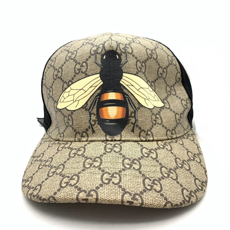 【中古品】【メンズ】 GUCCI グッチ GG SUPREME BASEBALL CAP ベースボールキャップ 帽子 古着 185-261018-gm-21-fuzh サイズ：L カラー：ブラウン 万代Net店