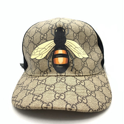 【中古品】【メンズ】 GUCCI グッチ GG SUPREME BASEBALL CAP ベースボールキャップ 帽子 古着 185-261018-gm-21-fuzh サイズ：L カラー：ブラウン 万代Net店