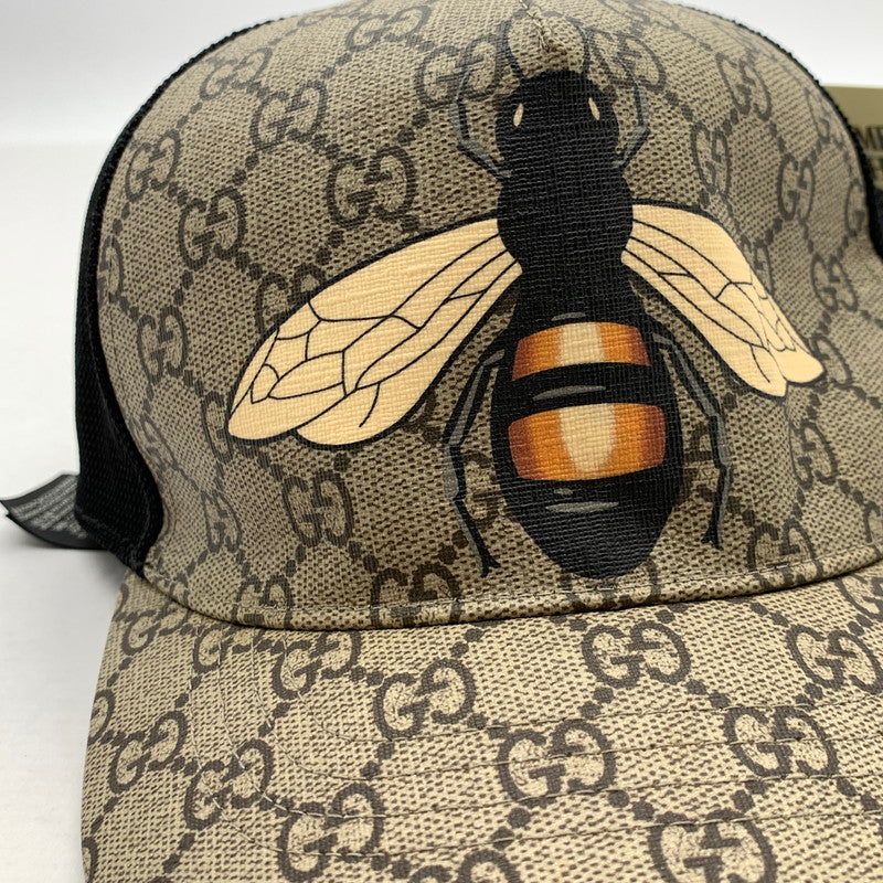 【中古品】【メンズ】 GUCCI グッチ GG SUPREME BASEBALL CAP ベースボールキャップ 帽子 古着 185-261018-gm-21-fuzh サイズ：L カラー：ブラウン 万代Net店