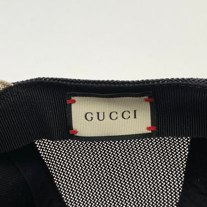 【中古品】【メンズ】 GUCCI グッチ GG SUPREME BASEBALL CAP ベースボールキャップ 帽子 古着 185-261018-gm-21-fuzh サイズ：L カラー：ブラウン 万代Net店