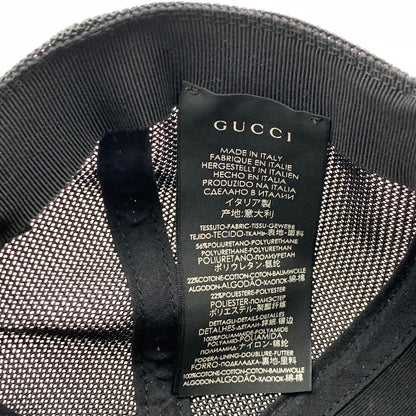 【中古品】【メンズ】 GUCCI グッチ GG SUPREME BASEBALL CAP ベースボールキャップ 帽子 古着 185-261018-gm-21-fuzh サイズ：L カラー：ブラウン 万代Net店