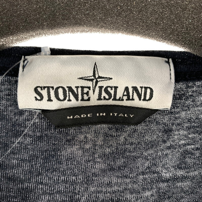 【中古品】【メンズ】 STONE ISLAND ストーンアイランド 長袖シャツ 141-261016-ny-06-fuzh サイズ：L カラー：ブラック 万代Net店