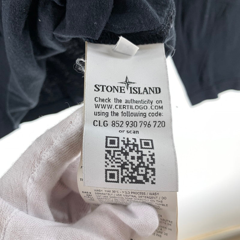 【中古品】【メンズ】 STONE ISLAND ストーンアイランド 長袖シャツ 141-261016-ny-06-fuzh サイズ：L カラー：ブラック 万代Net店