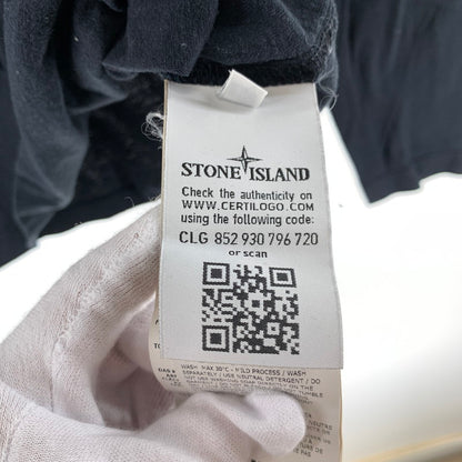 【中古品】【メンズ】 STONE ISLAND ストーンアイランド 長袖シャツ 141-261016-ny-06-fuzh サイズ：L カラー：ブラック 万代Net店