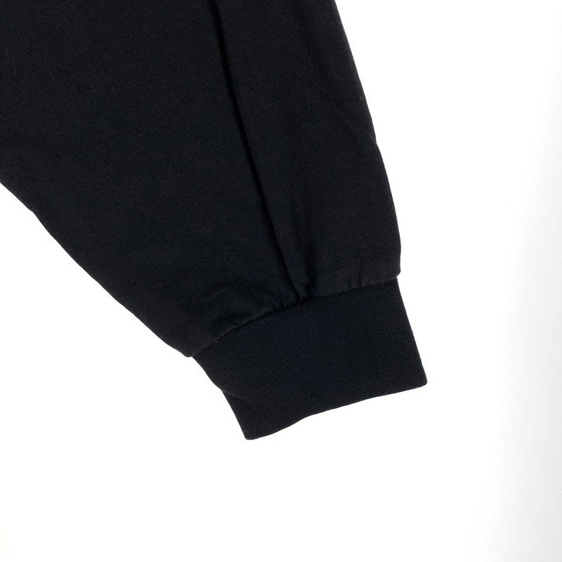 【中古品】【メンズ】 MSGM エムエスジーエム 長袖 バイカラーデザイン ロンT 142-261016-ny-03-fuzh サイズ：L カラー：ブラック ホワイト 万代Net店