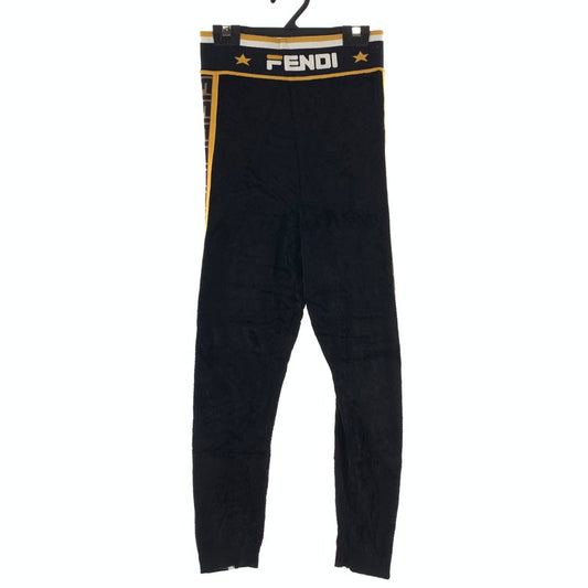 【中古品】【レディース】 FENDI フェンディ FZR686 SWEAT PANTS スウェットパンツ 古着 171-261017-gm-20-fuzh サイズ：40 カラー：ブラック 万代Net店