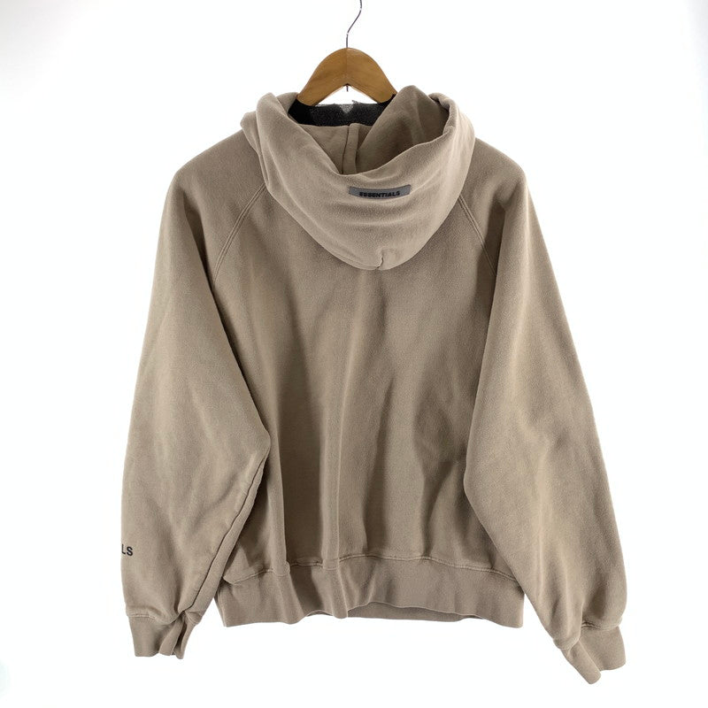 【中古品】【メンズ】 ESSENTIALS PARKA エッセンシャルズ パーカー フーディー 古着 142-261018-gm-20-fuzh サイズ：S カラー：ベージュ 万代Net店