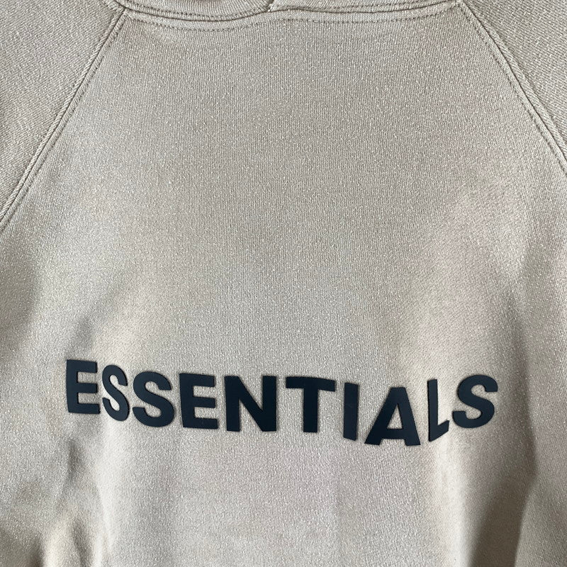 【中古品】【メンズ】 ESSENTIALS PARKA エッセンシャルズ パーカー フーディー 古着 142-261018-gm-20-fuzh サイズ：S カラー：ベージュ 万代Net店