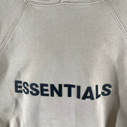 【中古品】【メンズ】 ESSENTIALS PARKA エッセンシャルズ パーカー フーディー 古着 142-261018-gm-20-fuzh サイズ：S カラー：ベージュ 万代Net店