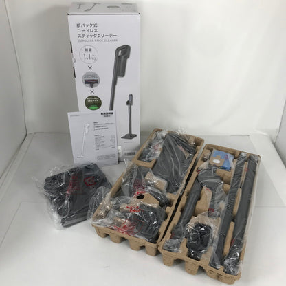 【未使用品】 未使用 紙パック式 コードレス スティック クリーナー 掃除機 家庭用 MA301SK 100-261017-mh-21-fuz 万代Net店
